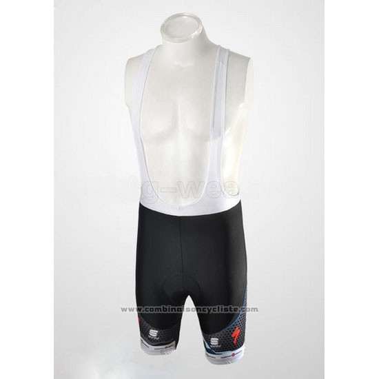 2010 Maillot Cyclisme Saxo Bank Noir et Blanc Manches Courtes et Cuissard